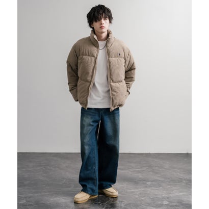U.S. POLO ASSN. ユーエスポロアッスン ブルゾン コーデュロイ 中綿ジャケット メンズ レディース アウター ショート丈 16593 （11.アイボリー）｜詳細画像