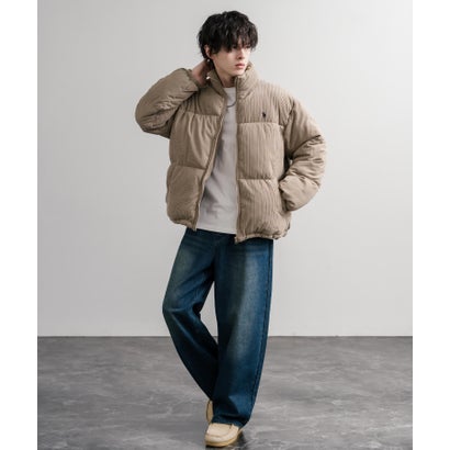 U.S. POLO ASSN. ユーエスポロアッスン ブルゾン コーデュロイ 中綿ジャケット メンズ レディース アウター ショート丈 16593 （19.ブラック）｜詳細画像