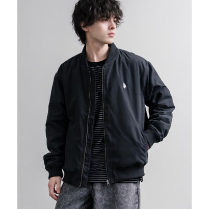 U.S. POLO ASSN. ユーエスポロアッスン ブルゾン MA-1 フライトジャケット メンズ レディース アウター 中綿 ピーチスキン オーバーサイズ 16569 （25.L.ブラウン）｜詳細画像