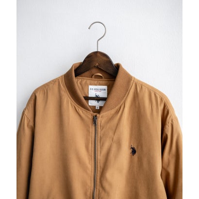 U.S. POLO ASSN. ユーエスポロアッスン ブルゾン MA-1 フライトジャケット メンズ レディース アウター 中綿 ピーチスキン オーバーサイズ 16569 （79.カーキ）｜詳細画像