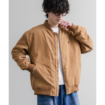 U.S. POLO ASSN. ユーエスポロアッスン ブルゾン MA-1 フライトジャケット メンズ レディース アウター 中綿 ピーチスキン オーバーサイズ 16569 （19.ブラック）｜詳細画像