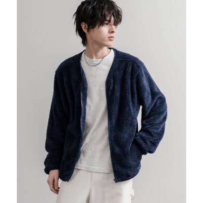 ロッキーモンロー Rocky Monroe U.S. POLO ASSN. ユーエスポロアッスン ボアジャケット カーディガン ノーカラー フリース メンズ レディース ダブルフェイス 16583 （22.ベージュ）｜詳細画像