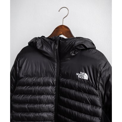 THE NORTH FACE TERRA PEAK HOODIE ナイロンジャケット 薄中綿 メンズ フーディ PERTEX QUANTUM ポケッタブル 超軽量 16624 （ブラック）｜詳細画像