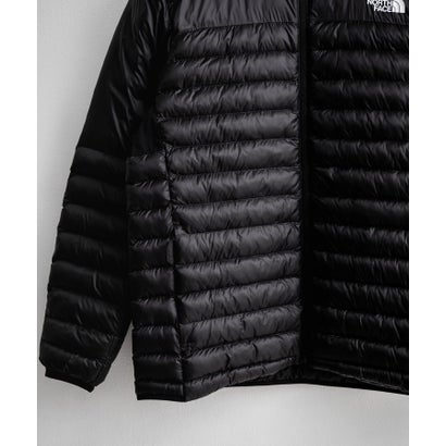 THE NORTH FACE TERRA PEAK HOODIE ナイロンジャケット 薄中綿 メンズ フーディ PERTEX QUANTUM ポケッタブル 超軽量 16624 （ブラック）｜詳細画像