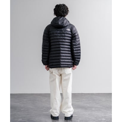 THE NORTH FACE TERRA PEAK HOODIE ナイロンジャケット 薄中綿 メンズ フーディ PERTEX QUANTUM ポケッタブル 超軽量 16624 （ブラック）｜詳細画像