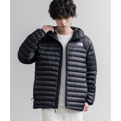 THE NORTH FACE TERRA PEAK HOODIE ナイロンジャケット 薄中綿 メンズ フーディ PERTEX QUANTUM ポケッタブル 超軽量 16624 （ブラック）｜詳細画像