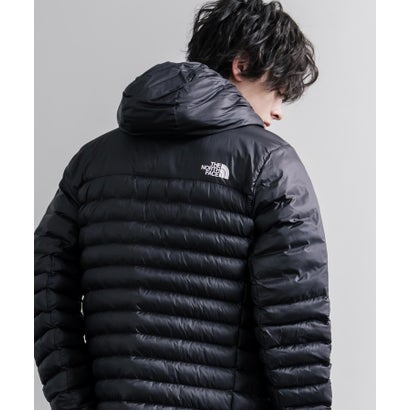THE NORTH FACE TERRA PEAK HOODIE ナイロンジャケット 薄中綿 メンズ フーディ PERTEX QUANTUM ポケッタブル 超軽量 16624 （ブラック）｜詳細画像