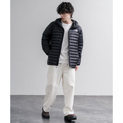 THE NORTH FACE TERRA PEAK HOODIE ナイロンジャケット 薄中綿 メンズ フーディ PERTEX QUANTUM ポケッタブル 超軽量 16624 （ブラック）｜詳細画像