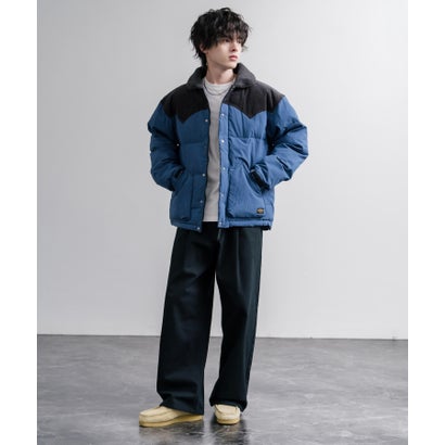 ロッキーモンロー Rocky Monroe 中綿ジャケット 襟ボア コーデュロイ メンズ レディース  ブルゾン CLEANNESS 撥水 防汚 KRIFF MAYER 2625107 16622 （22.キャメル）｜詳細画像