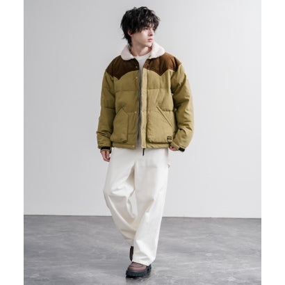 ロッキーモンロー Rocky Monroe 中綿ジャケット 襟ボア コーデュロイ メンズ レディース  ブルゾン CLEANNESS 撥水 防汚 KRIFF MAYER 2625107 16622 （22.キャメル）｜詳細画像