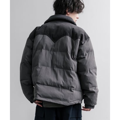 ロッキーモンロー Rocky Monroe 中綿ジャケット 襟ボア コーデュロイ メンズ レディース  ブルゾン CLEANNESS 撥水 防汚 KRIFF MAYER 2625107 16622 （74.ブルー）｜詳細画像