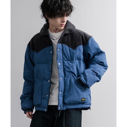 ロッキーモンロー Rocky Monroe 中綿ジャケット 襟ボア コーデュロイ メンズ レディース  ブルゾン CLEANNESS 撥水 防汚 KRIFF MAYER 2625107 16622 （74.ブルー）｜詳細画像