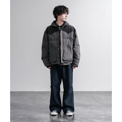 ロッキーモンロー Rocky Monroe 中綿ジャケット 襟ボア コーデュロイ メンズ レディース  ブルゾン CLEANNESS 撥水 防汚 KRIFF MAYER 2625107 16622 （19.ブラック）｜詳細画像