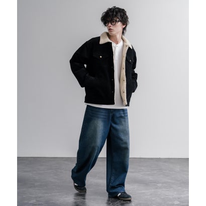 ロッキーモンロー Rocky Monroe ランチジャケット ランチコート ブルゾン アウター メンズ レディース コーデュロイ 裏ボア KRIFF MAYER クリフメイヤー 2625104 16623 （20.ベージュ）｜詳細画像
