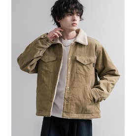 ランチジャケット ランチコート ブルゾン アウター メンズ レディース コーデュロイ 裏ボア KRIFF MAYER クリフメイヤー 2625104 16623 （20.ベージュ）