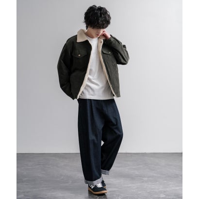 ロッキーモンロー Rocky Monroe ランチジャケット ランチコート ブルゾン アウター メンズ レディース コーデュロイ 裏ボア KRIFF MAYER クリフメイヤー 2625104 16623 （19.ブラック）｜詳細画像