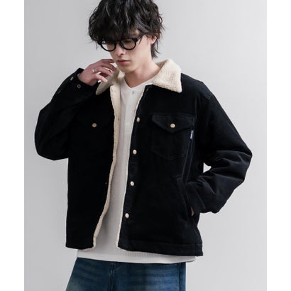 ロッキーモンロー Rocky Monroe ランチジャケット ランチコート ブルゾン アウター メンズ レディース コーデュロイ 裏ボア KRIFF MAYER クリフメイヤー 2625104 16623 （19.ブラック）｜詳細画像