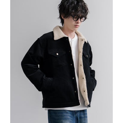 ロッキーモンロー Rocky Monroe ランチジャケット ランチコート ブルゾン アウター メンズ レディース コーデュロイ 裏ボア KRIFF MAYER クリフメイヤー 2625104 16623 （19.ブラック）｜詳細画像