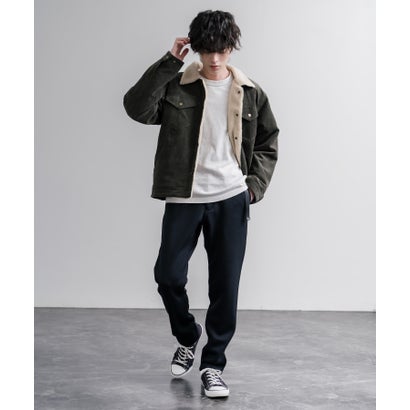 クライミングパンツ 暖パン メンズ ニットフリース 裏起毛 テーパード イージー ウェビングベルト KRIFF MAYER クリフメイヤー 2525130 16621 （79.ネイビー）｜詳細画像