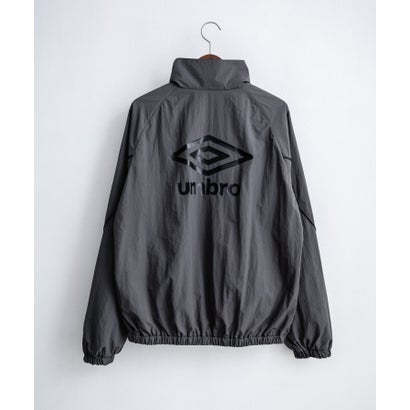 UMBRO アンブロ ナイロンジャケット トラックジャケット メンズ レディース ブルゾン ライトアウター オーバーサイズ リラックス ラグラン 16393 （ブラック）｜詳細画像