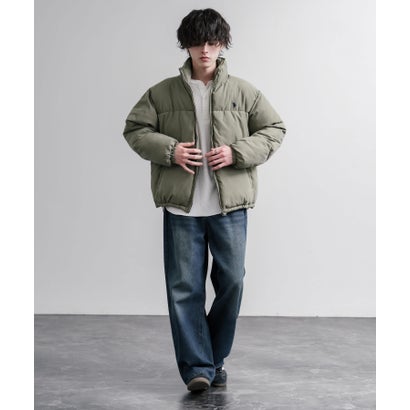 U.S. POLO ASSN. ブルゾン 中綿ジャケット ピーチスキン メンズ レディース アウター ショート丈 スタンドネック パファージャケット 16633 （19.ブラック）｜詳細画像