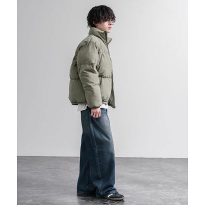 U.S. POLO ASSN. ブルゾン 中綿ジャケット ピーチスキン メンズ レディース アウター ショート丈 スタンドネック パファージャケット 16633 （25.L.ブラウン）｜詳細画像