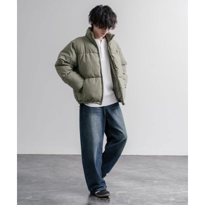 U.S. POLO ASSN. ブルゾン 中綿ジャケット ピーチスキン メンズ レディース アウター ショート丈 スタンドネック パファージャケット 16633 （25.L.ブラウン）｜詳細画像