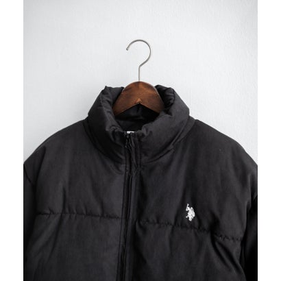 U.S. POLO ASSN. ブルゾン 中綿ジャケット ピーチスキン メンズ レディース アウター ショート丈 スタンドネック パファージャケット 16633 （25.L.ブラウン）｜詳細画像