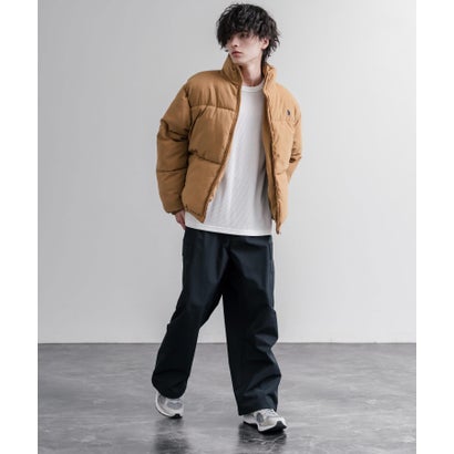 U.S. POLO ASSN. ブルゾン 中綿ジャケット ピーチスキン メンズ レディース アウター ショート丈 スタンドネック パファージャケット 16633 （25.L.ブラウン）｜詳細画像
