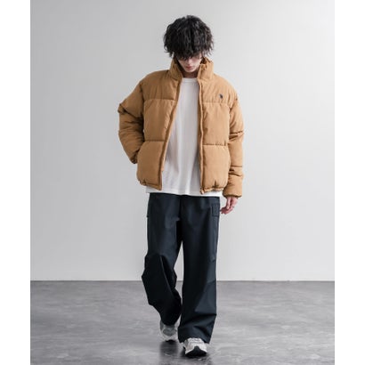 U.S. POLO ASSN. ブルゾン 中綿ジャケット ピーチスキン メンズ レディース アウター ショート丈 スタンドネック パファージャケット 16633 （25.L.ブラウン）｜詳細画像