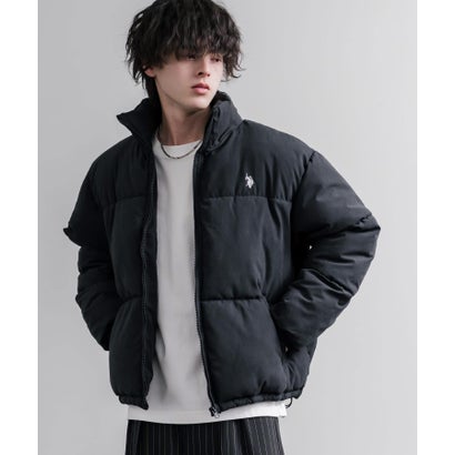 U.S. POLO ASSN. ブルゾン 中綿ジャケット ピーチスキン メンズ レディース アウター ショート丈 スタンドネック パファージャケット 16633 （79.カーキ）｜詳細画像