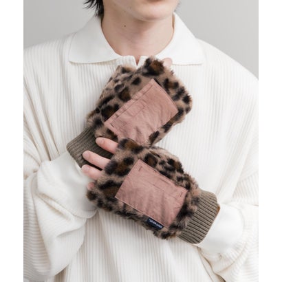 ボア手袋 ハンドウォーマー グローブ メンズ レディース 防寒 スマホ フィンガーレス 寒さ対策 デミグラブ KRIFF MAYER Z2627839 16648 （15.グレー）｜詳細画像