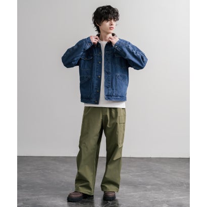 ロッキーモンロー Rocky Monroe デニムジャケット コーデュロイ メンズ Gジャン アウター 裏フリース 11オンス オーバーサイズ KRIFF MAYER クリフメイヤー 2625150 16647 （72.D.ブルー）｜詳細画像