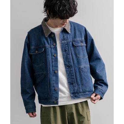 ロッキーモンロー Rocky Monroe デニムジャケット コーデュロイ メンズ Gジャン アウター 裏フリース 11オンス オーバーサイズ KRIFF MAYER クリフメイヤー 2625150 16647 （17.チャコール）｜詳細画像
