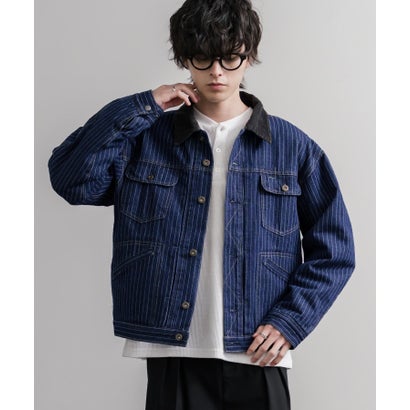 ロッキーモンロー Rocky Monroe デニムジャケット コーデュロイ メンズ Gジャン アウター 裏フリース 11オンス オーバーサイズ KRIFF MAYER クリフメイヤー 2625150 16647 （17.チャコール）｜詳細画像