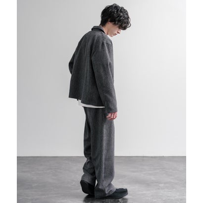 ロッキーモンロー Rocky Monroe テーラードジャケット シングル クロップド丈 メンズ LANATEC ラナテック 日本製 Upscape Audience AUD7441 16596 （グレー）｜詳細画像