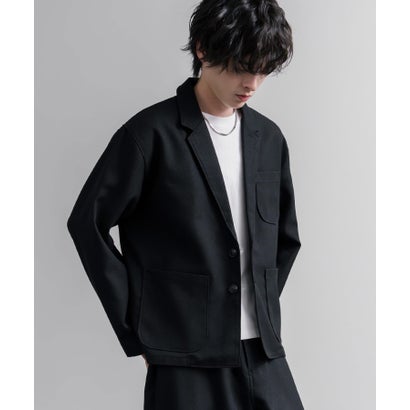 ロッキーモンロー Rocky Monroe テーラードジャケット シングル クロップド丈 メンズ LANATEC ラナテック 日本製 Upscape Audience AUD7441 16596 （グレー）｜詳細画像