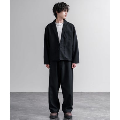 ロッキーモンロー Rocky Monroe テーラードジャケット シングル クロップド丈 メンズ LANATEC ラナテック 日本製 Upscape Audience AUD7441 16596 （ブラウン）｜詳細画像