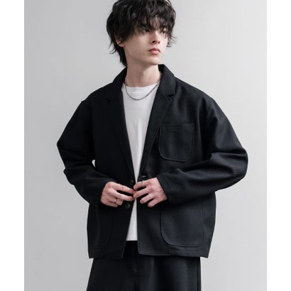 ロッキーモンロー Rocky Monroe テーラードジャケット シングル クロップド丈 メンズ LANATEC ラナテック 日本製 Upscape Audience AUD7441 16596 （ブラウン）｜詳細画像