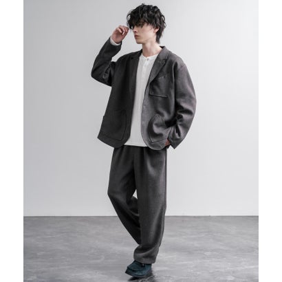 ロッキーモンロー Rocky Monroe ワークジャケット ロガージャケット メンズ LANATEC ラナテック ヘリンボーン 日本製 Upscape Audience AUD7439 16597 （ブラウン）｜詳細画像