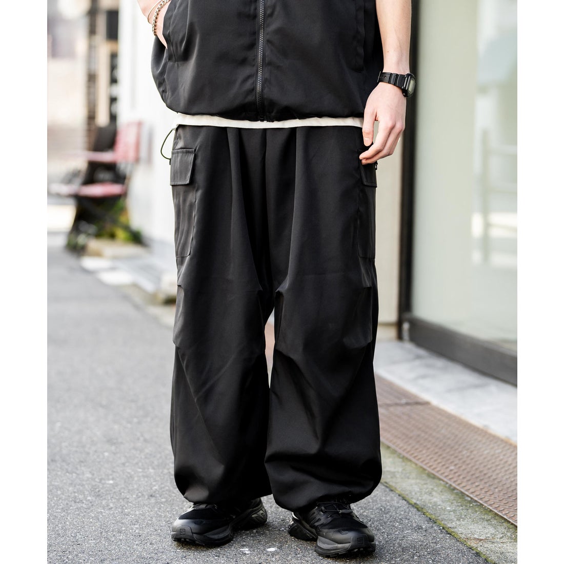ロッキーモンロー Rocky Monroe カーゴパンツ パラシュート ワイド