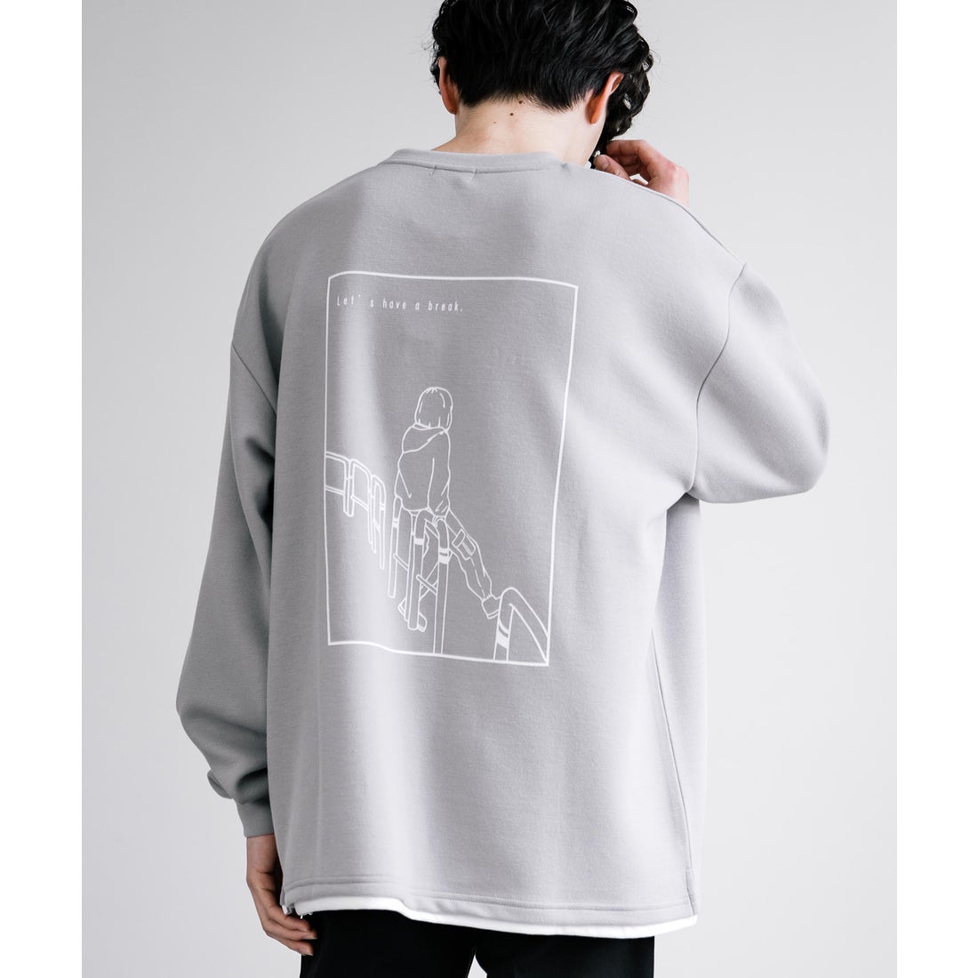 ロッキーモンロー Rocky Monroe ロンT 長袖 ダンボールニット メンズ