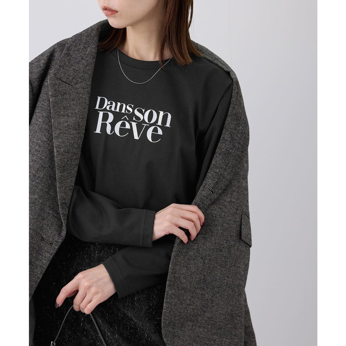 ロペピクニック ROPE' PICNIC RENUアソートロングTシャツ （ブラック