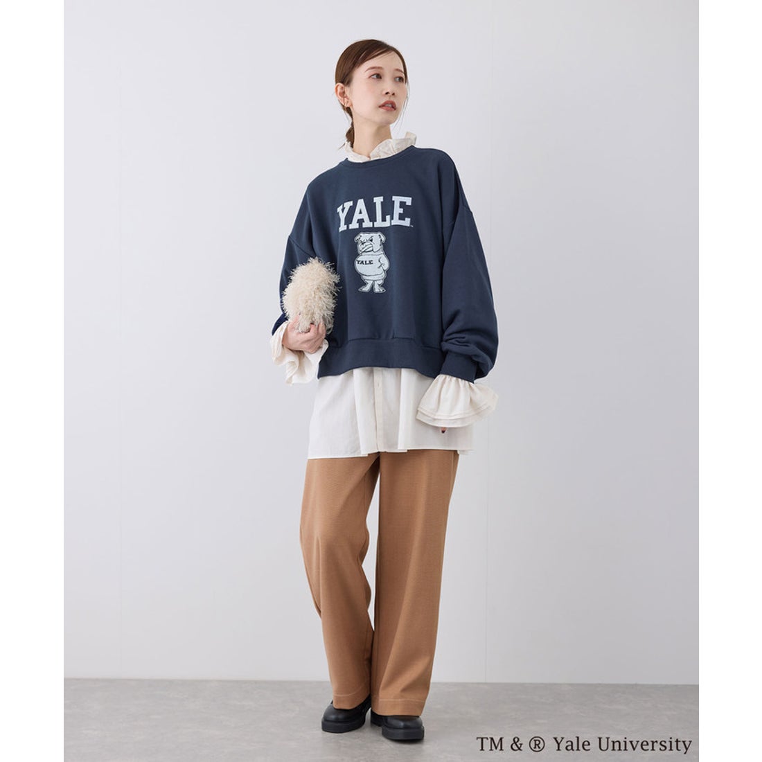 ロペピクニック ROPE' PICNIC YALE&HARVARD/プリントスウェット