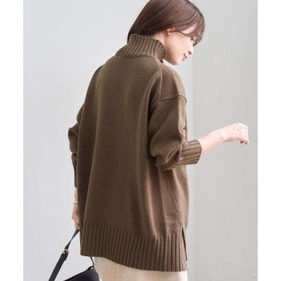 ロペピクニック ROPE' PICNIC 【WEB限定】サイドスリットニットハイネックプルオーバー/イージーケア （ピンク（63））｜詳細画像