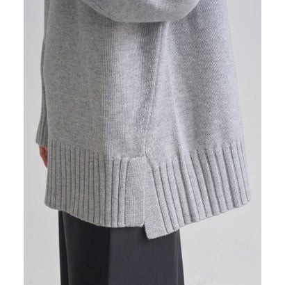 ロペピクニック ROPE' PICNIC 【WEB限定】サイドスリットニットハイネックプルオーバー/イージーケア （サックス（48））｜詳細画像