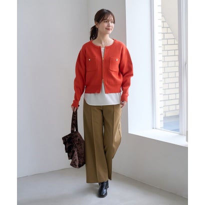 ロペピクニック ROPE' PICNIC 裾切替ラウンドヘムロングスリーブTシャツ （ホワイト系（12））｜詳細画像