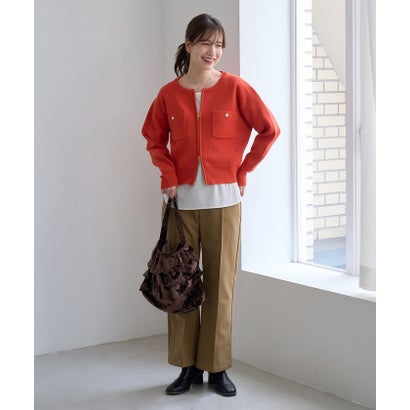ロペピクニック ROPE' PICNIC 裾切替ラウンドヘムロングスリーブTシャツ （ホワイト系（12））｜詳細画像