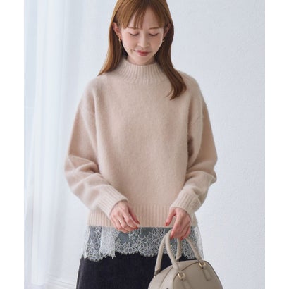 ロペピクニック ROPE' PICNIC FOX BLEND ハイネックニットプルオーバー （グレー（07））｜詳細画像