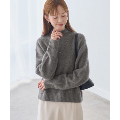 ロペピクニック ROPE' PICNIC FOX BLEND ハイネックニットプルオーバー （グレー（07））｜詳細画像